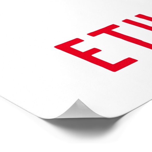 Niedliche Spielzeugziegelsteine Kinderzimmer-Desig Poster (Ecke)