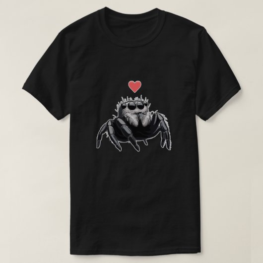 Niedliche Spinne der Liebe T-Shirt (Design vorne)
