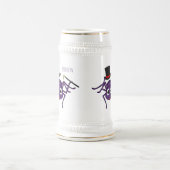 Niedliche Spinne im Cartoon oben Bierglas (Mittel)