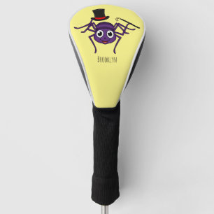 Niedliche Spinne im Cartoon oben Golf Headcover