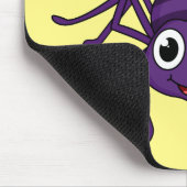 Niedliche Spinne im Cartoon oben Mousepad (Ecke)