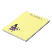 Niedliche Spinne im Cartoon oben Notizblock (Rotiert)