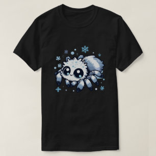 Niedliche Spinne in Schneeflocken T-Shirt