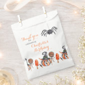 Niedliche Spinne und Pumpkin Wasserfarbe Halloween Geschenktütchen (Ausgeschnitten)