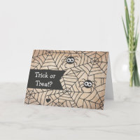 Niedliche Spinnen, Spinnennetze, glückliches Hallo