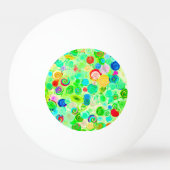 Niedliche Spiralkosmos-Muster Lebensmittelbeutel Tischtennisball (Rückseite)