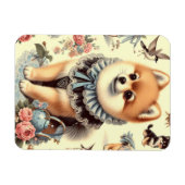 Niedliche Spitz-Malerei Magnet (Horizontal)