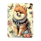 Niedliche Spitz-Malerei Magnet (Vertikal)