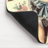 Niedliche Spitz-Malerei Mousepad (Ecke)