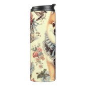 Niedliche Spitz-Malerei Thermosbecher (Nach links gedreht)