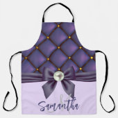 Niedliche Spitzen und Perlen Schürze (Vorderseite)