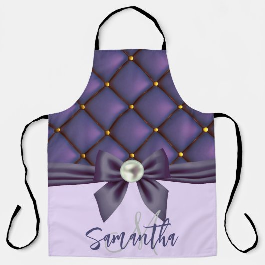 Niedliche Spitzen und Perlen Schürze (Vorderseite)