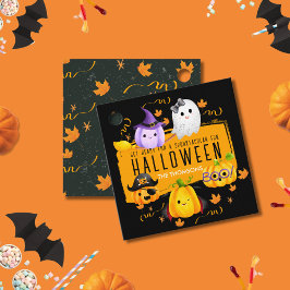 Niedliche Spooktacular Fun Halloween-Nacht Geschenkanhänger