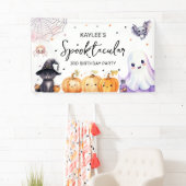 Niedliche Spooktacular Geburtstagsparty Banner (Insitu)