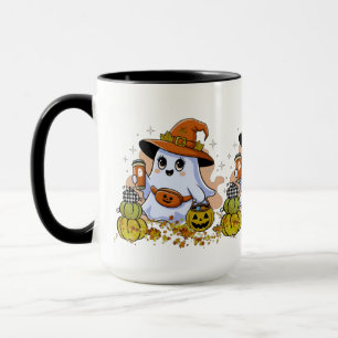 Niedliche Spooky Drinking Coffee Combo Tasse, 15 o Tasse