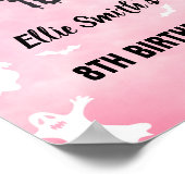 Niedliche Spooky Editable Party Poster (Ecke)
