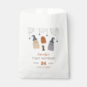 Niedliche Spooky Geister und Spinnen Erster Geburt Geschenktütchen (Vorderseite)