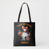 Niedliche Spooky Ghost Halloween Trick oder Treat  Tasche (Vorderseite)