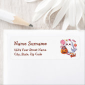 Niedliche Spooky Halloween Ghost, Pumpkins und Can (Insitu)