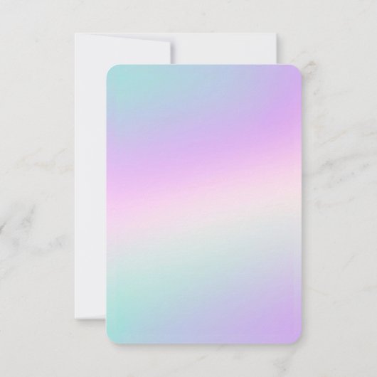 Niedliche Spooky Halloween-Party Einladung (Rückseite)