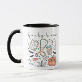 Niedliche Spooky Nurse Halloween-Tasse Tasse