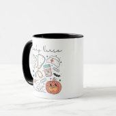 Niedliche Spooky Nurse Halloween-Tasse Tasse (Vorderseite Links)