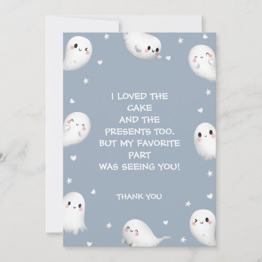 Niedliche Spooky One Halloween Dankeschön Karte (Vorderseite)