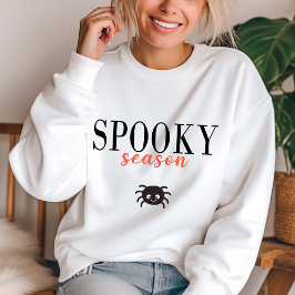 Niedliche Spooky Season Halloween Spider Sweatshirt
