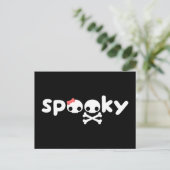 Niedliche Spooky Skulls Postkarte (Stehend Vorderseite)