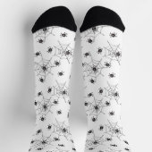 Niedliche Spooky Spiders & Webs Halloween Socken (Oben)