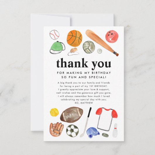 Niedliche Sporthallen Kindermädchen Geburtstag Dan Dankeskarte (Vorderseite)