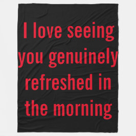 Niedliche Sprichwort-Fleecedecke Fleecedecke