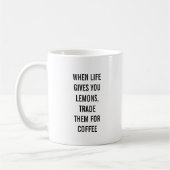 Niedliche Sprichwortkaffee-Tasse Kaffeetasse (Links)