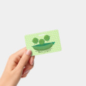 Niedliche Springererbsen in der Darstellung des Ca Ausweis (Handheld)