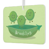 Niedliche Springererbsen in der Darstellung des Ca Autolufterfrischer (Links)