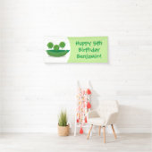 Niedliche Springererbsen in der Darstellung des Ca Banner (Insitu)