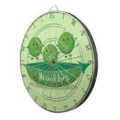 Niedliche Springererbsen in der Darstellung des Ca Dartscheibe (Vorderseite rechts)