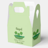 Niedliche Springererbsen in der Darstellung des Ca Geschenkschachtel (Geöffnet)