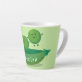 Niedliche Springererbsen in der Darstellung des Ca Milchtasse (Rechte Ecke)