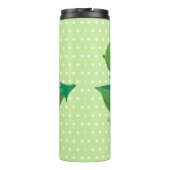 Niedliche Springererbsen in der Darstellung des Ca Thermosbecher (Rückseite)