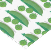 Niedliche Springererbsen in der Darstellung des Ca Tischdecke (Schrägansicht)