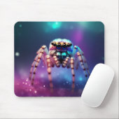 Niedliche Springspinne Lebendige Farben Mousepad (Mit Mouse)