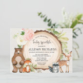 Niedliche Sprinkherd-Dusche Einladung (Stehend Vorderseite)