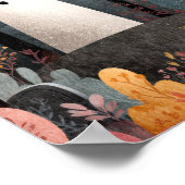 Niedliche Spuk Ghost Watercolor Halloween Art Poster (Ecke)