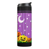Niedliche Spuk Hausboote und Pumpkins Thermosbecher (Nach links gedreht)