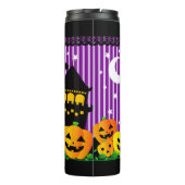 Niedliche Spuk Hausboote und Pumpkins Thermosbecher (Rückseite)
