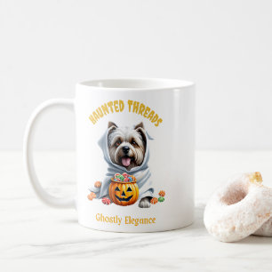 Niedliche Spuk Leckereien Yorkie Pup Adorroween Ha Kaffeetasse