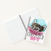 "NIEDLICHE SPY" | Funny Niedlich Kitten Pink Blue Notizblock (Innenseite)