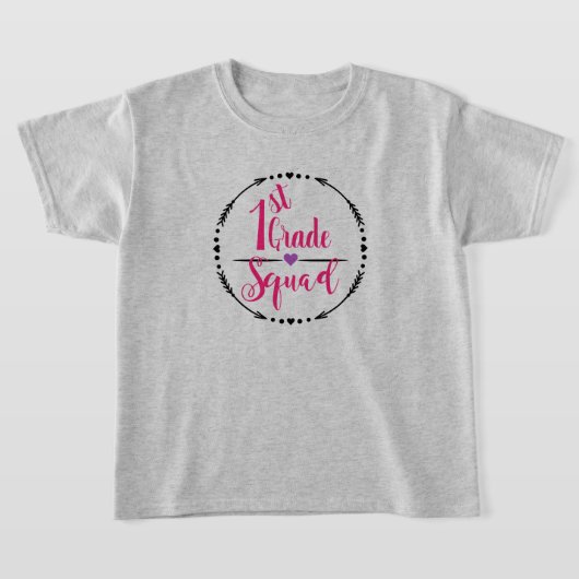 Niedliche Squad erster Klasse T-Shirt (Ablage )