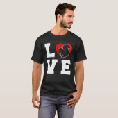Niedliche Squirrel Rodent-Liebe T-Shirt (Vorne ganz)